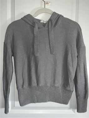 Madewell Clairview Knit Hooded Sweater